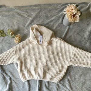 NWT knit crop sweater